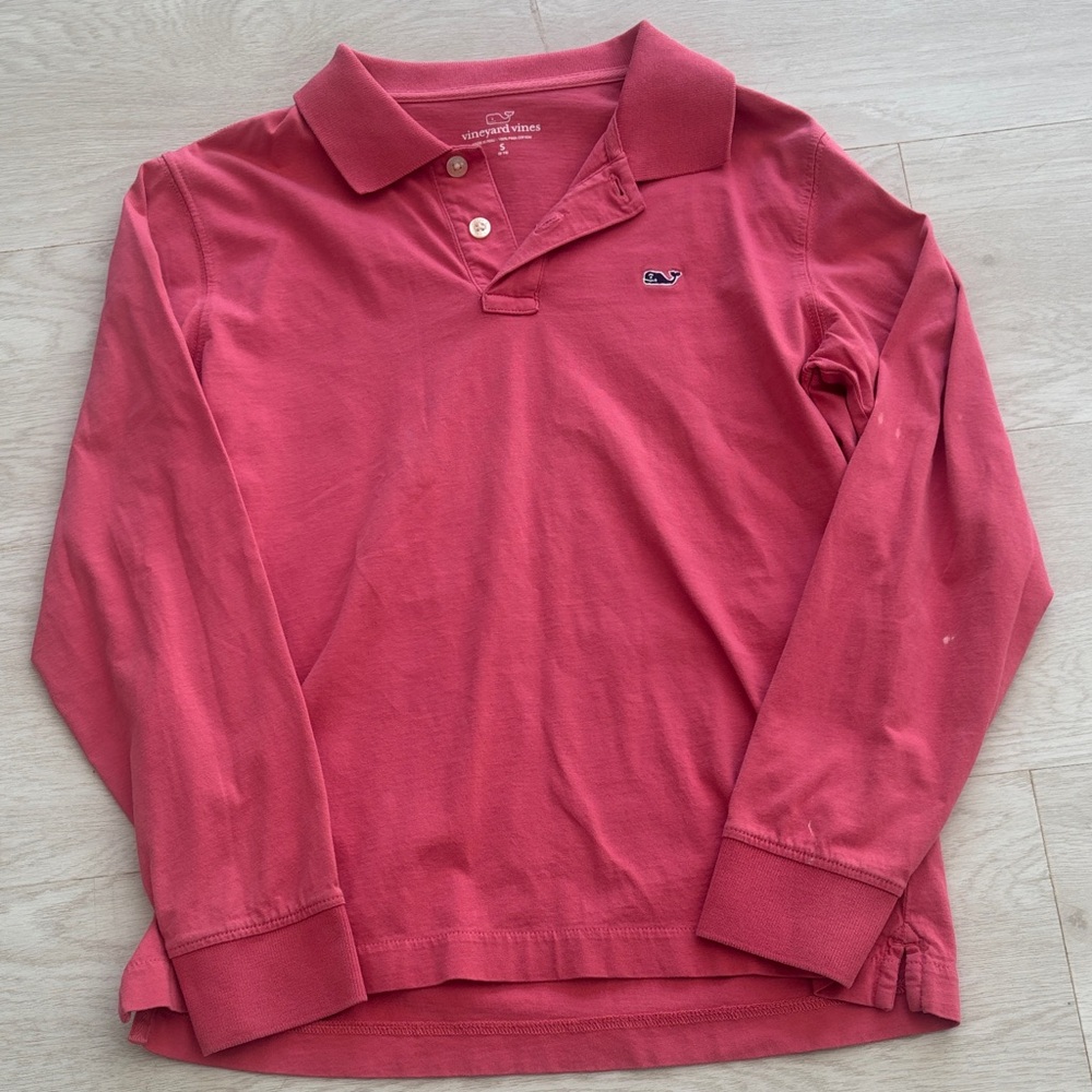 Vineyard Vines Pink Polo Shirt